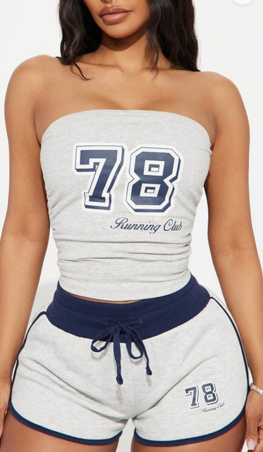 Baseball Baddie Short Set
